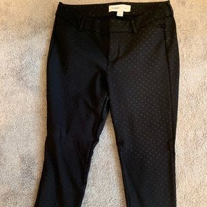 Black polka dot pixie pant